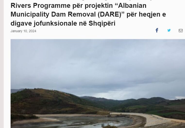 H2H Foundation receives a grant from the European Open Rivers Program for the project 