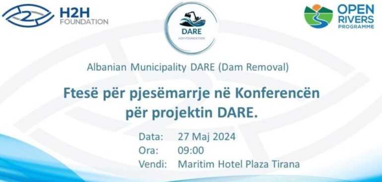 Ftesa per Konferencen DARE 27 Maj tek Plazza Tirana