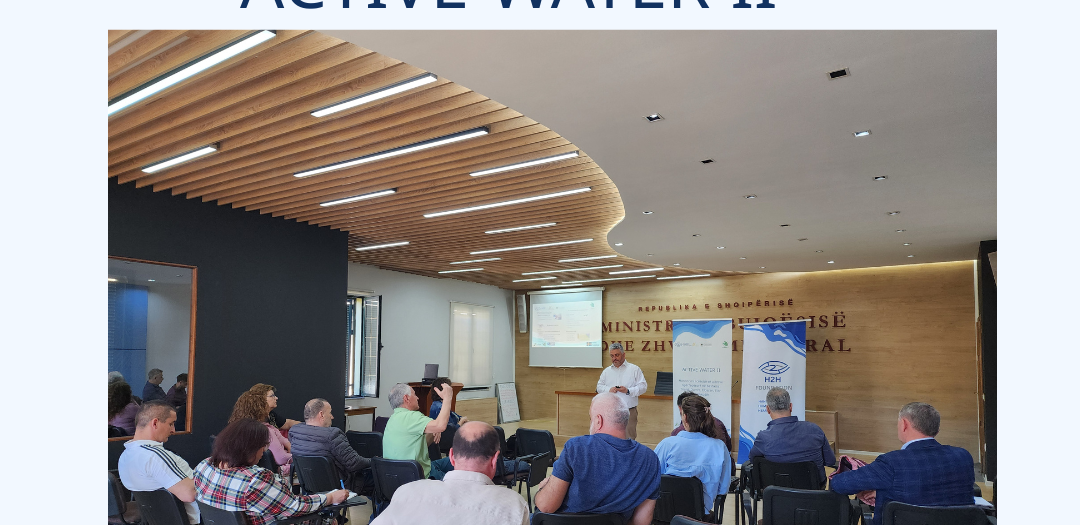 ACTIVE WATER II - Takim në MBZHR për prezantimin e projektit